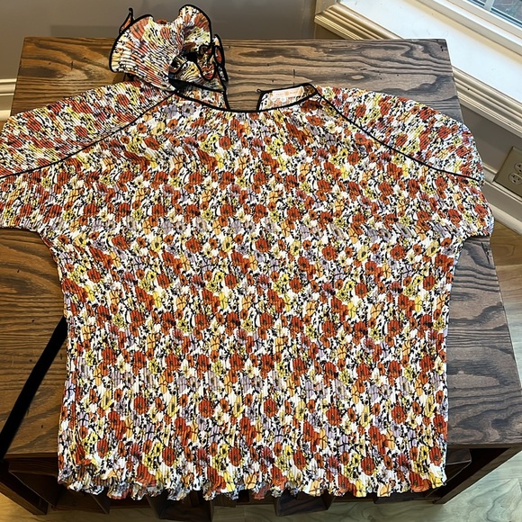 Tory Burch Multicolor Ruffle Blouse - Picture 12 of 15